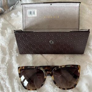 Tortoise Gucci Sunglasses